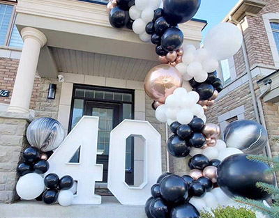 40岁生日派对气球布置🎈